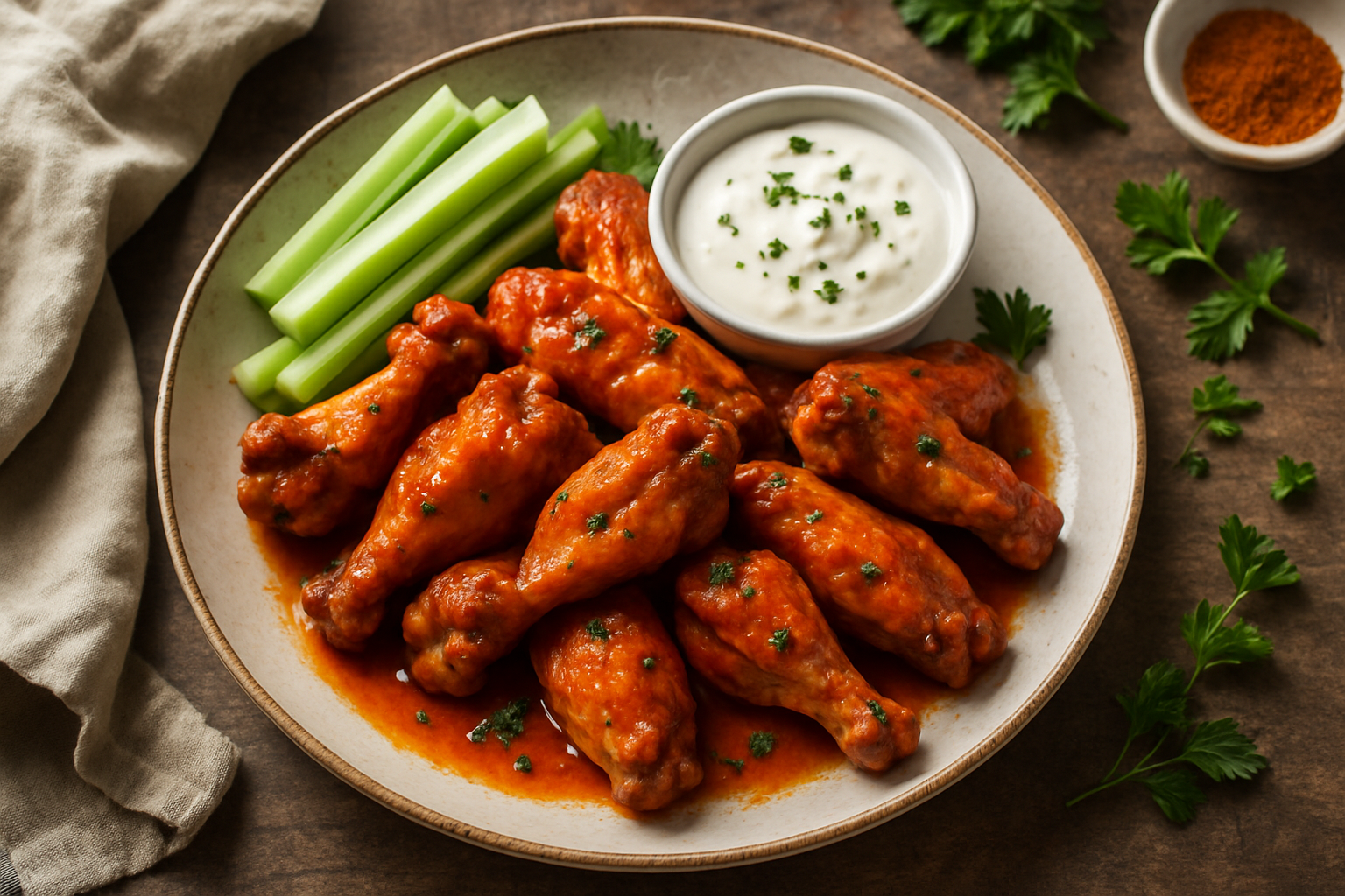Air Fryer Buffalo Chicken Wings