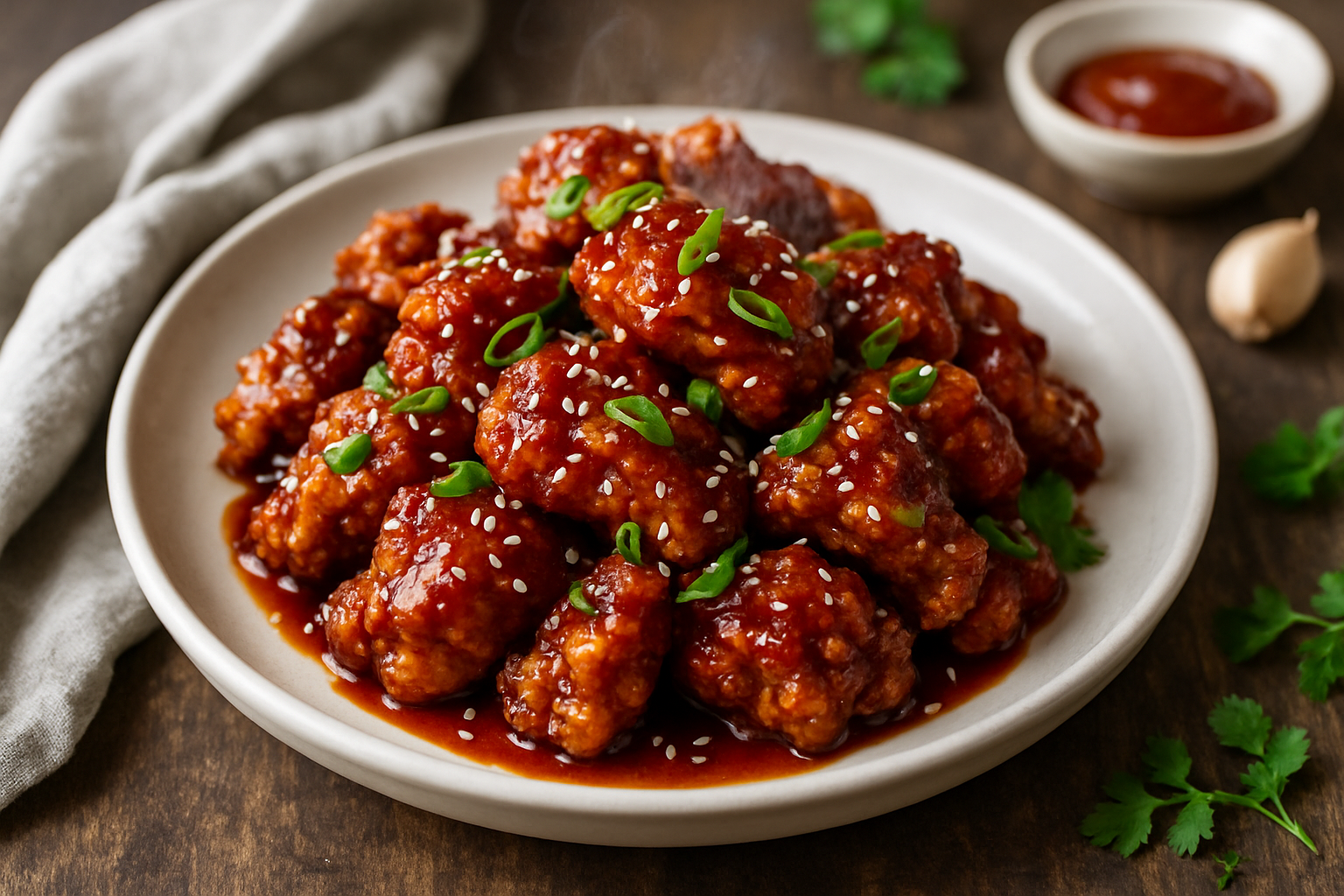 Air Fryer Korean Fried Chicken
