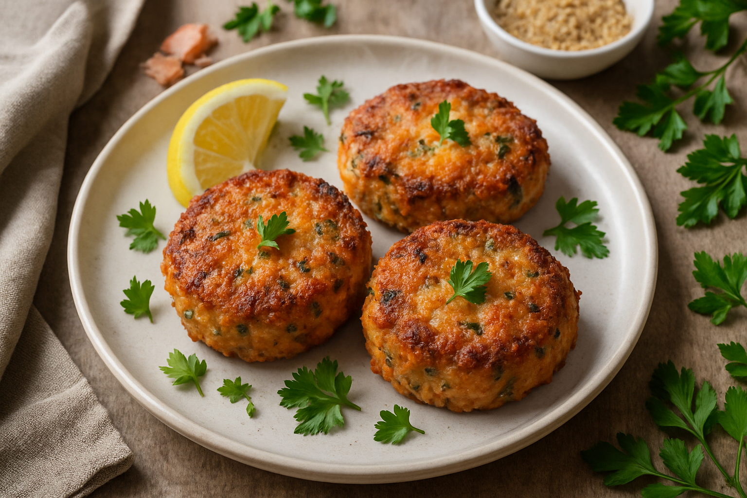 Air Fryer Salmon Cakes