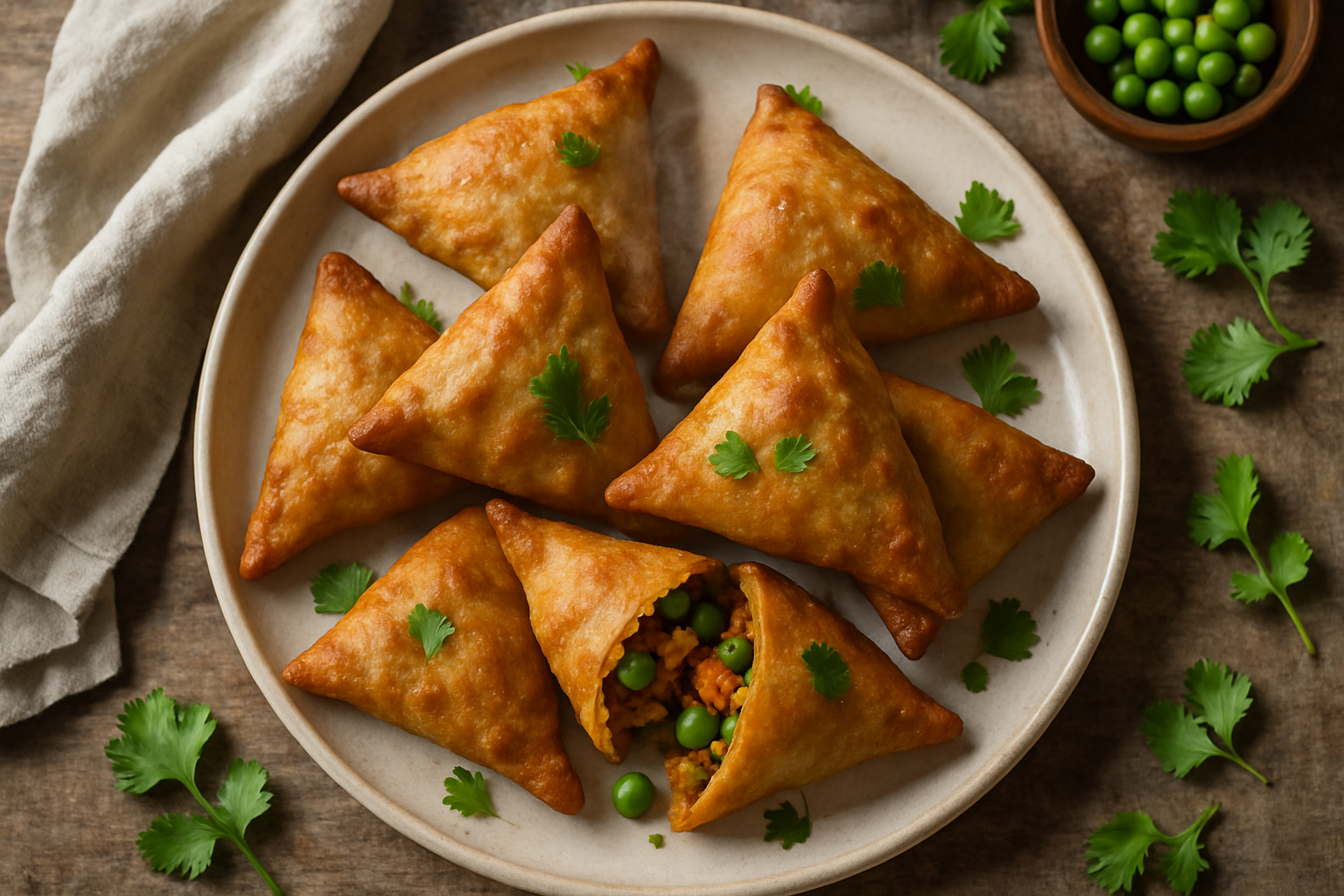 Air Fryer Vegetable Samosas