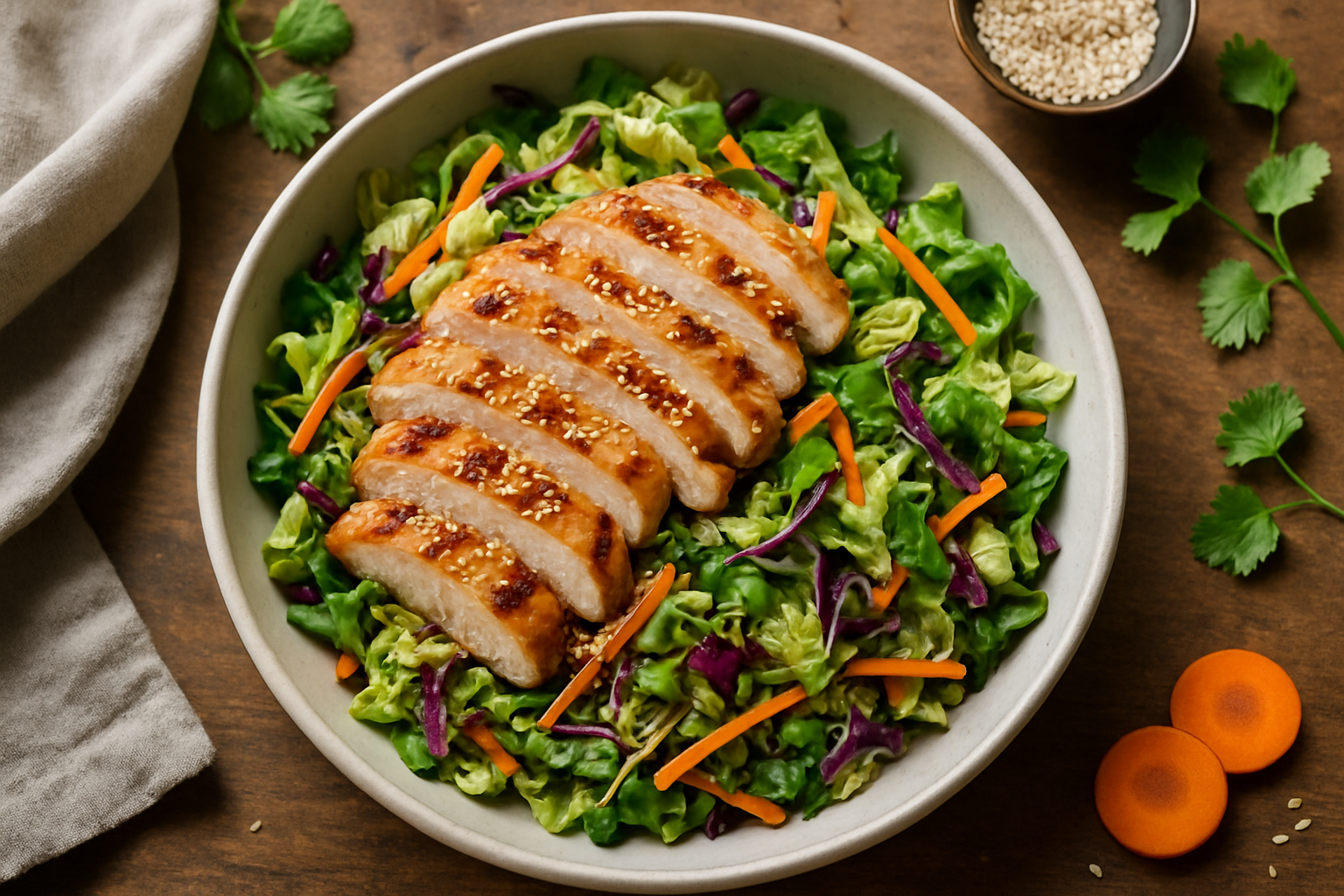 Asian Sesame Chicken Salad