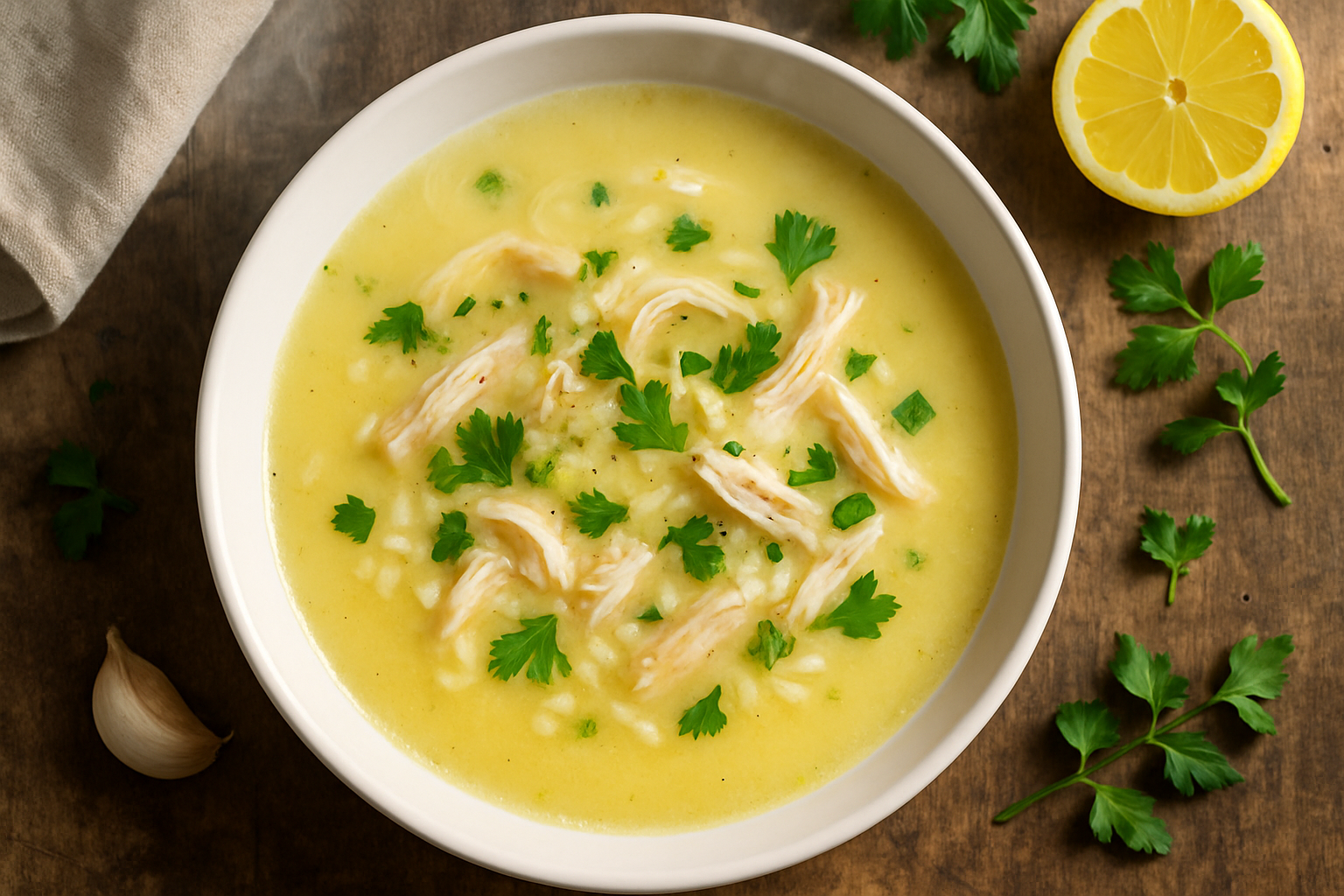 Avgolemono Soup