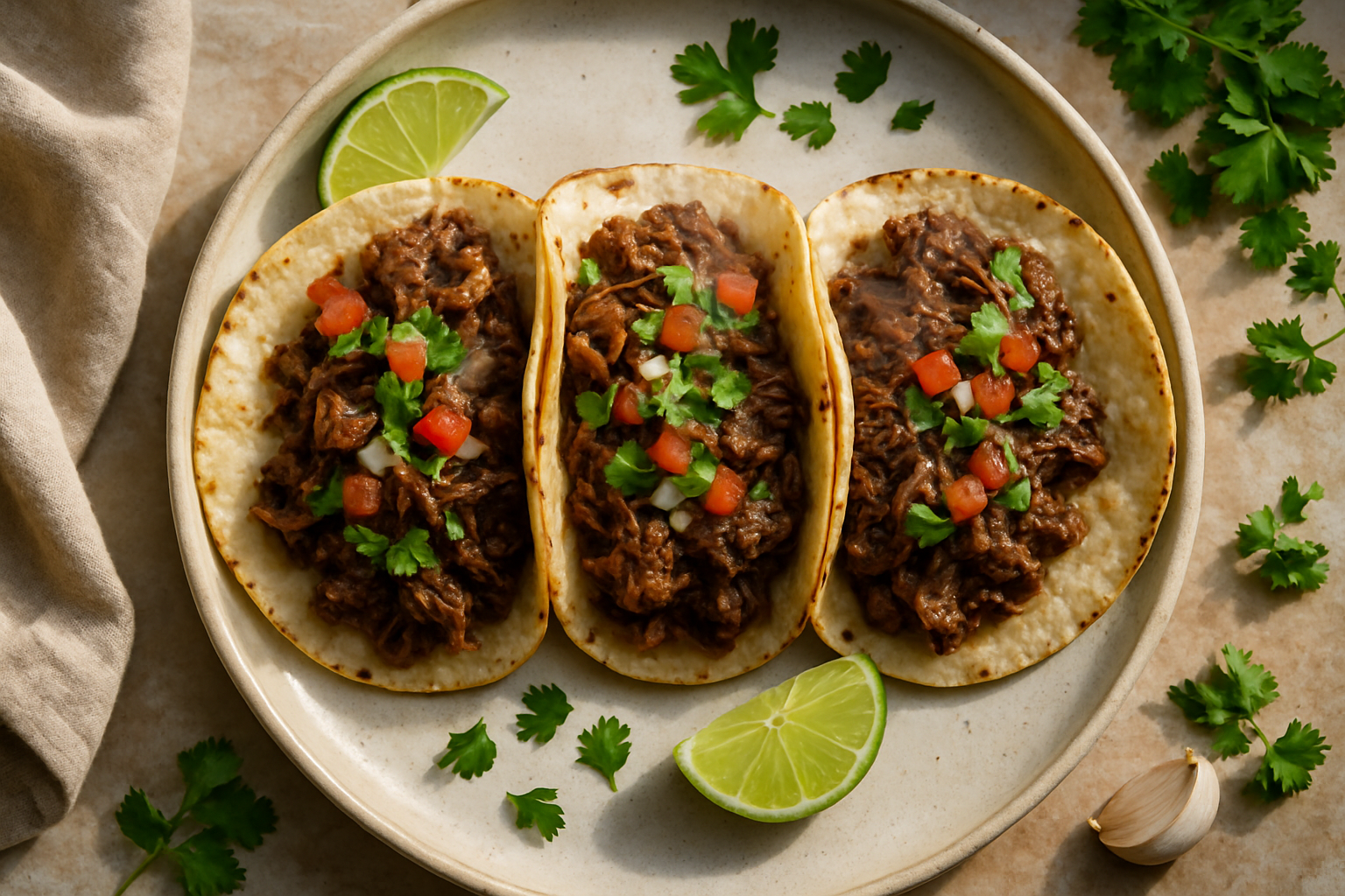 Beef Barbacoa Tacos