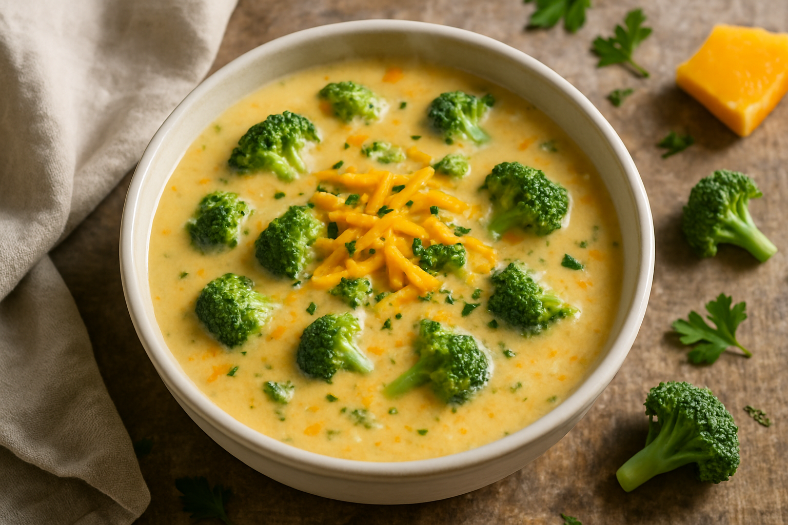 Broccoli Cheddar Soup