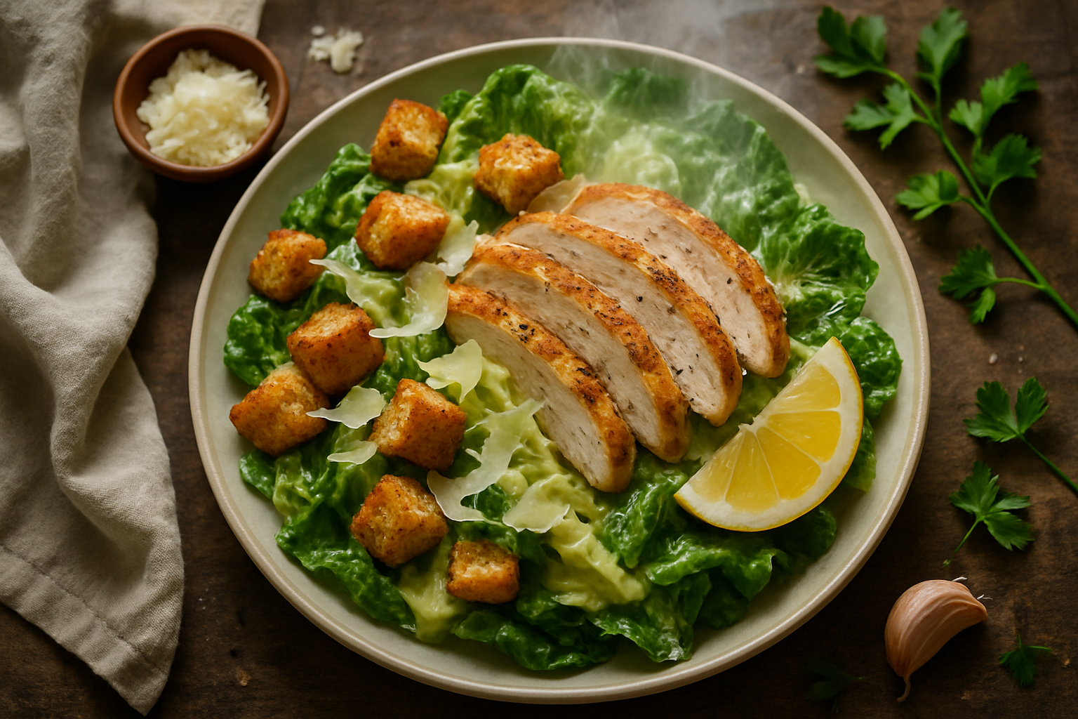 Caesar Salad From Scratch