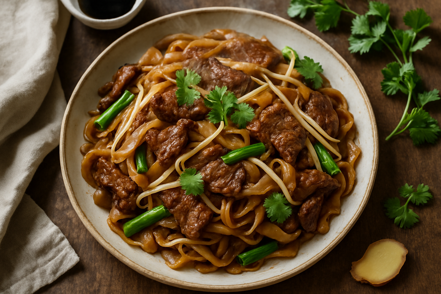 Cantonese Beef Chow Fun