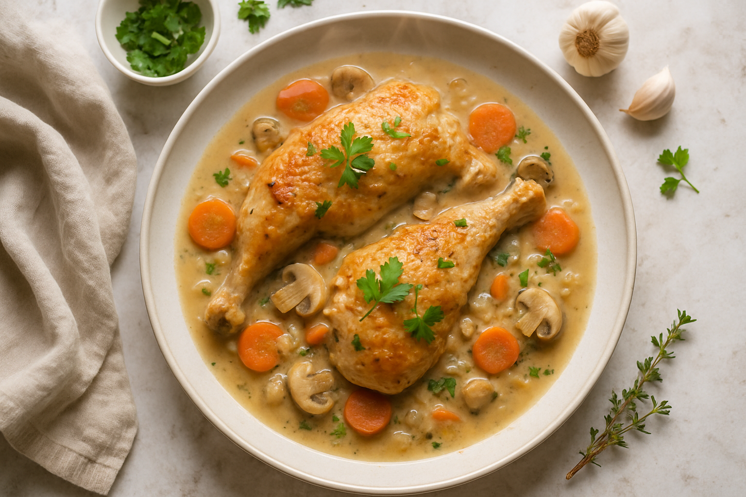 Chicken Fricassee