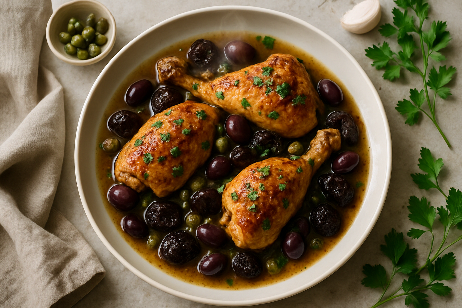 Chicken Marbella