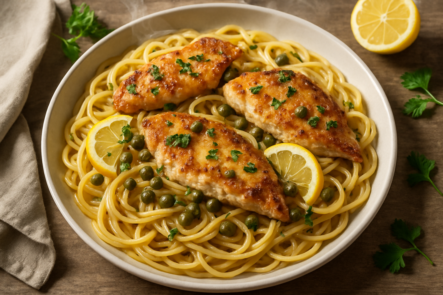 Chicken Piccata Pasta