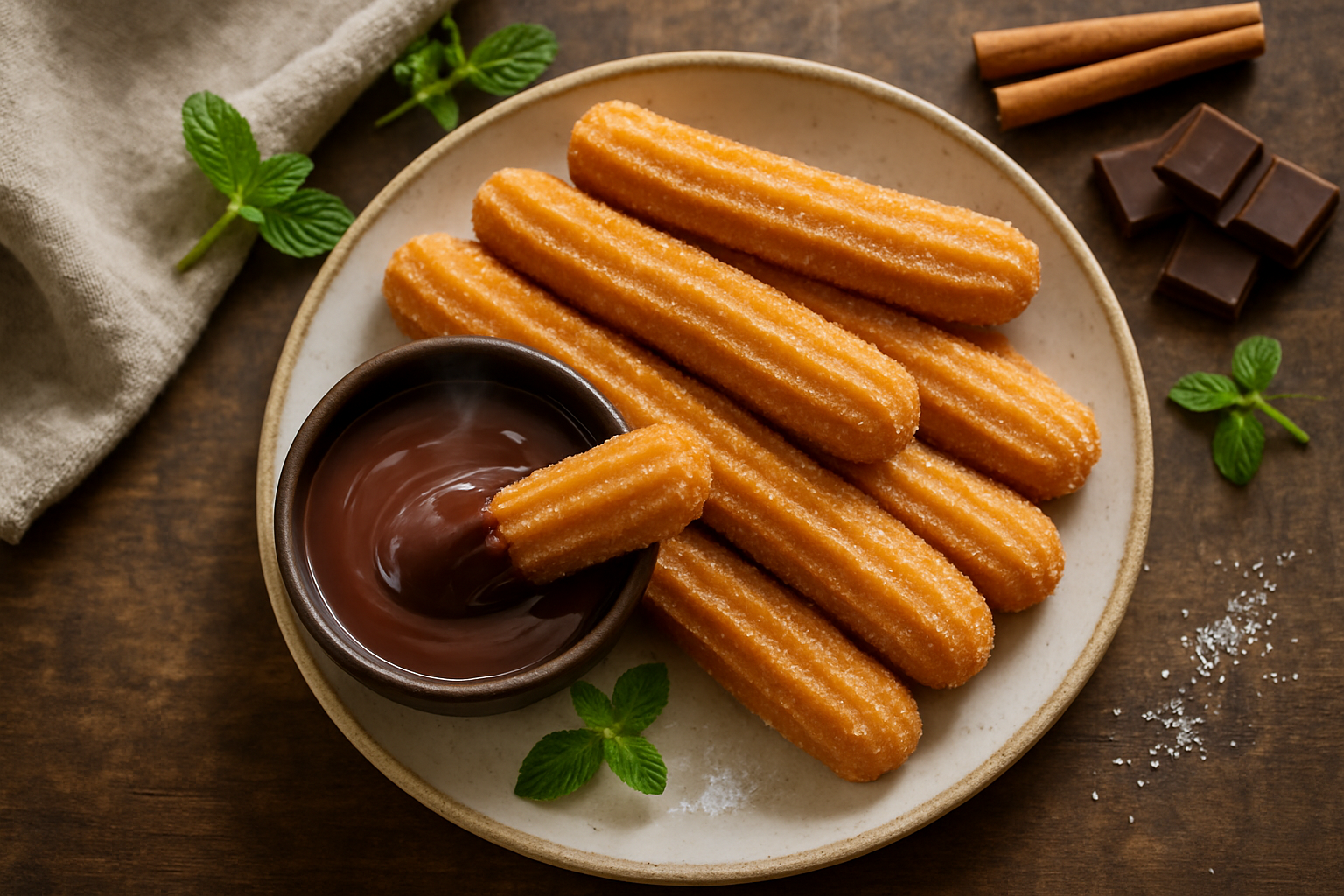 Churros With Chocolate