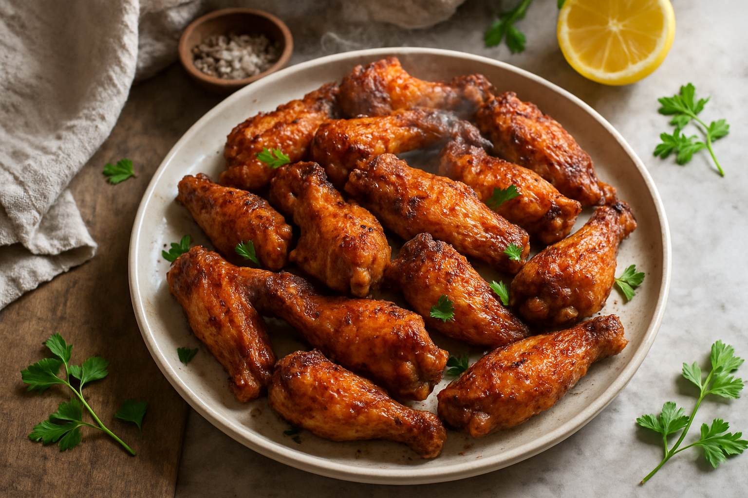 Crispy Baked Chicken Wings