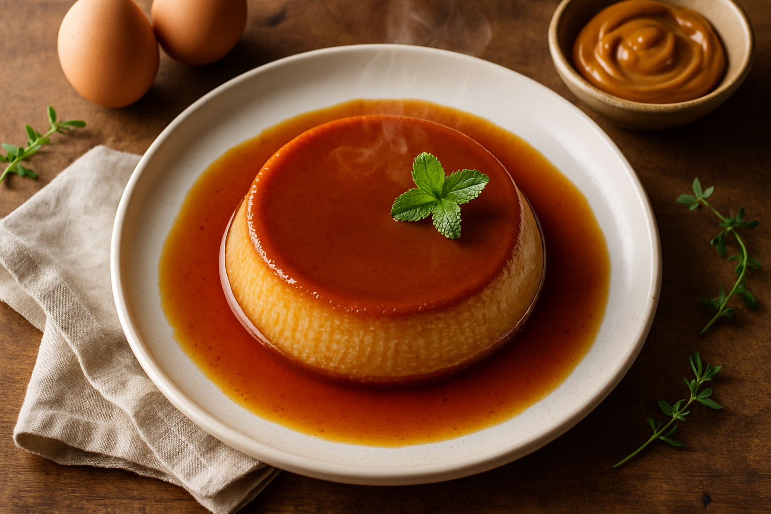 Dulce De Leche Flan