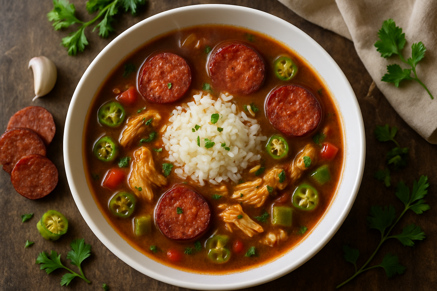 Gumbo With Andouille