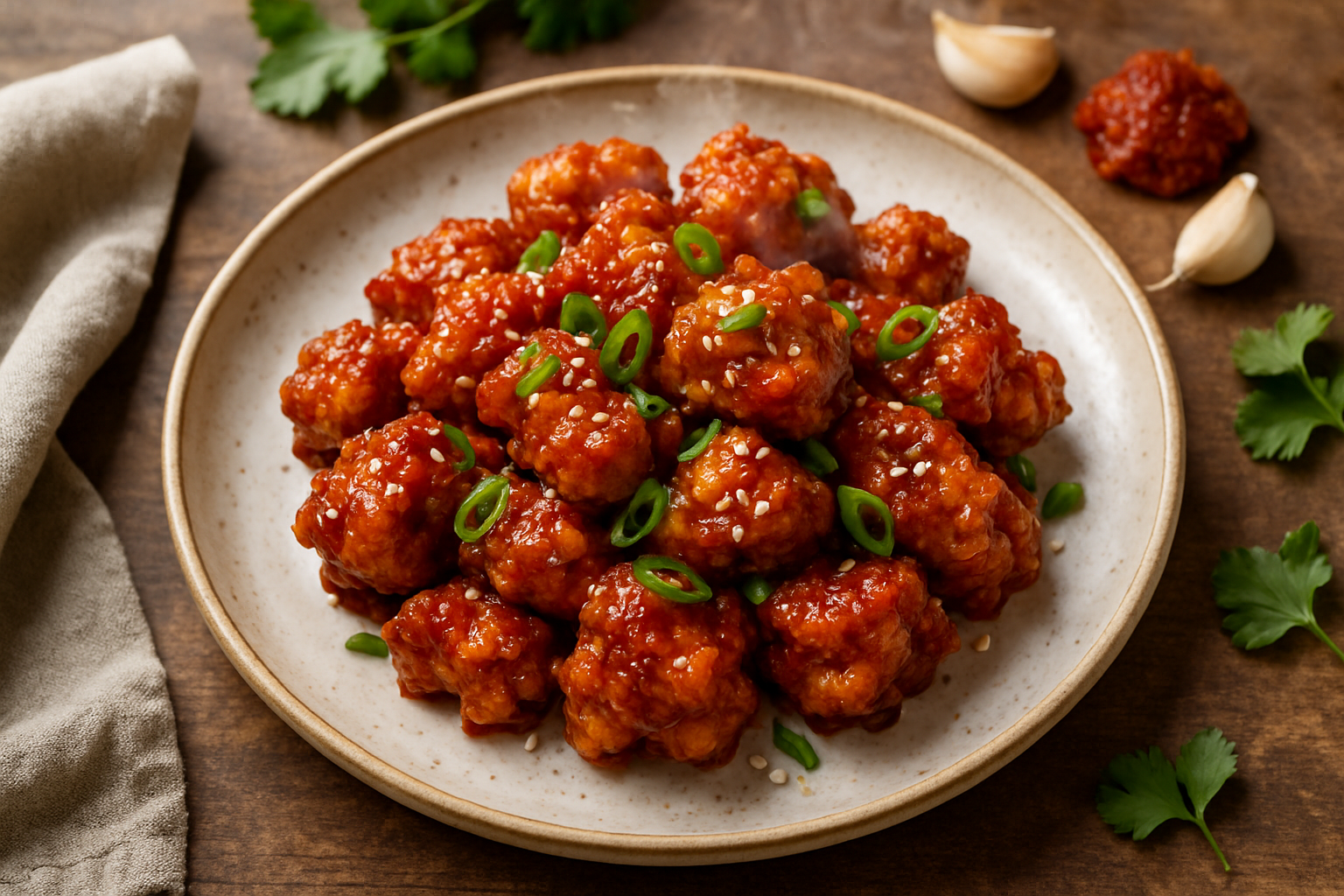 Korean Fried Chicken Bites