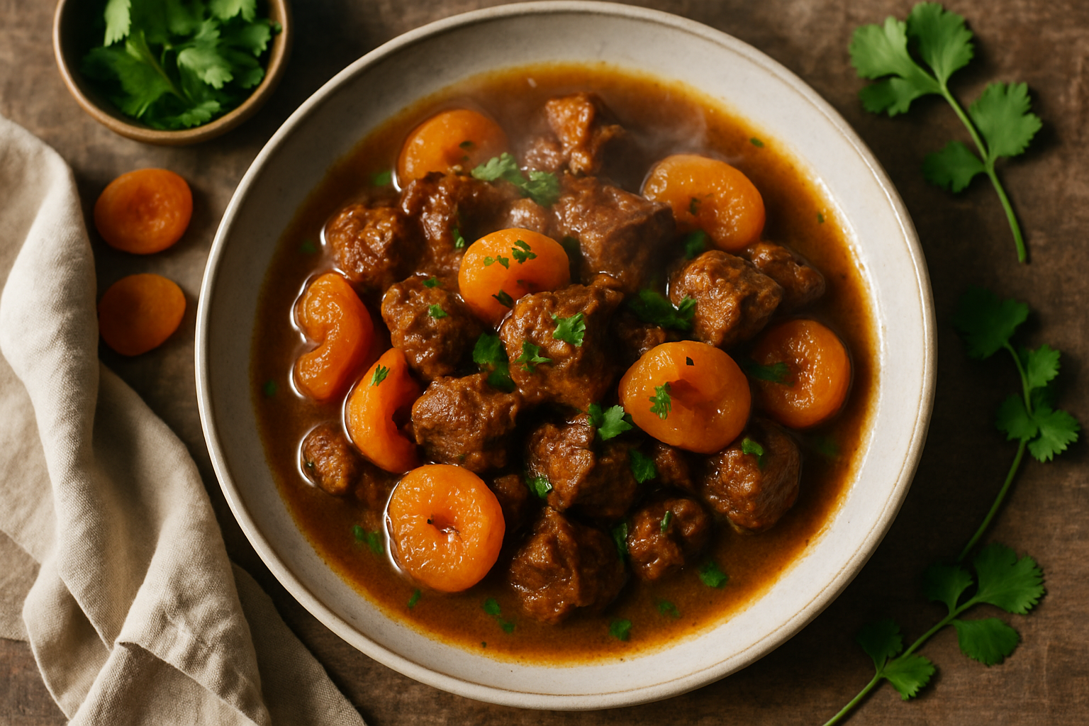 Lamb Tagine With Apricots