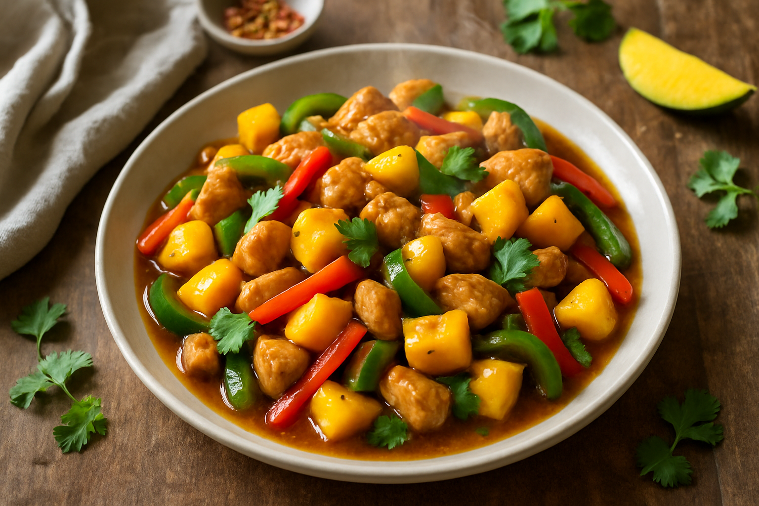 Mango Chicken Stir Fry
