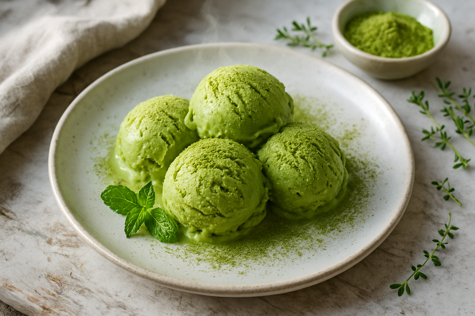 Matcha Green Tea Ice Cream
