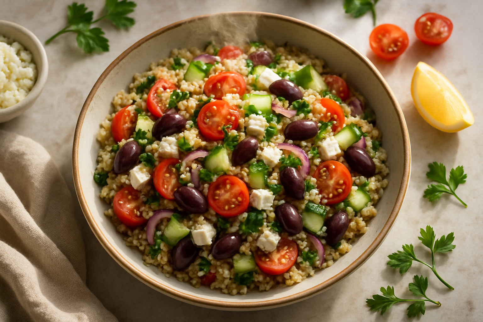 Mediterranean Quinoa Salad