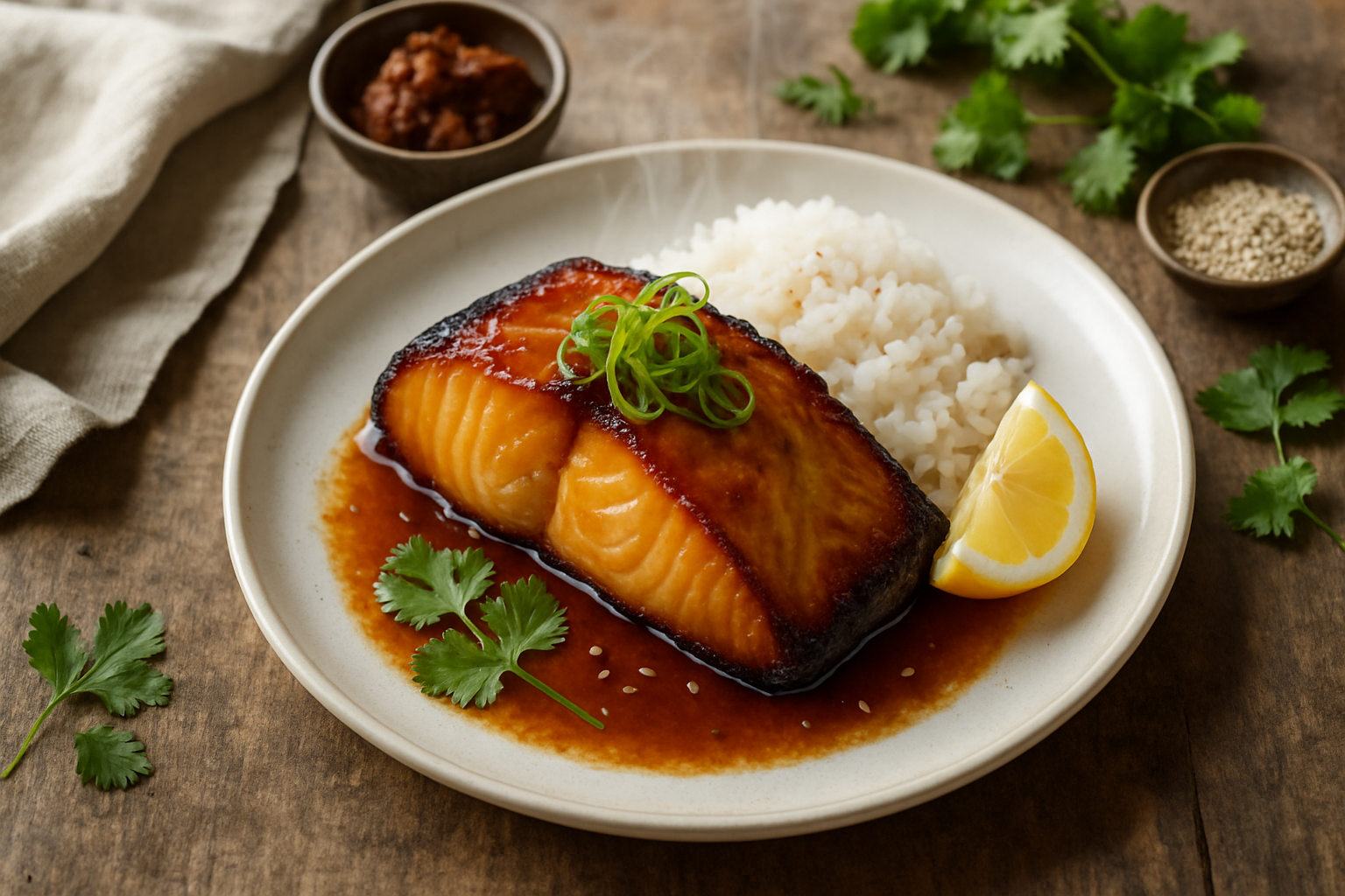 Miso Glazed Black Cod