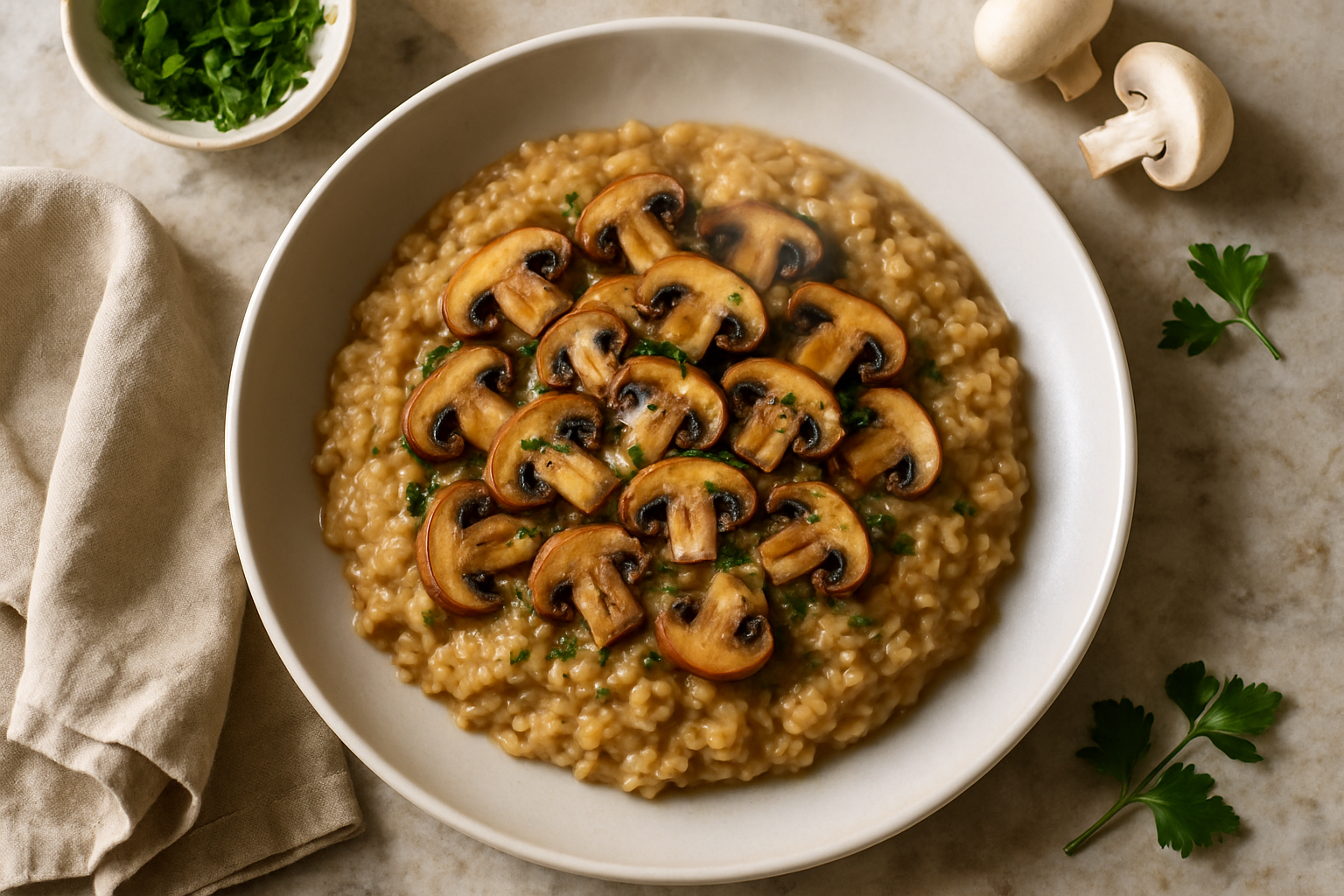 Mushroom Risotto