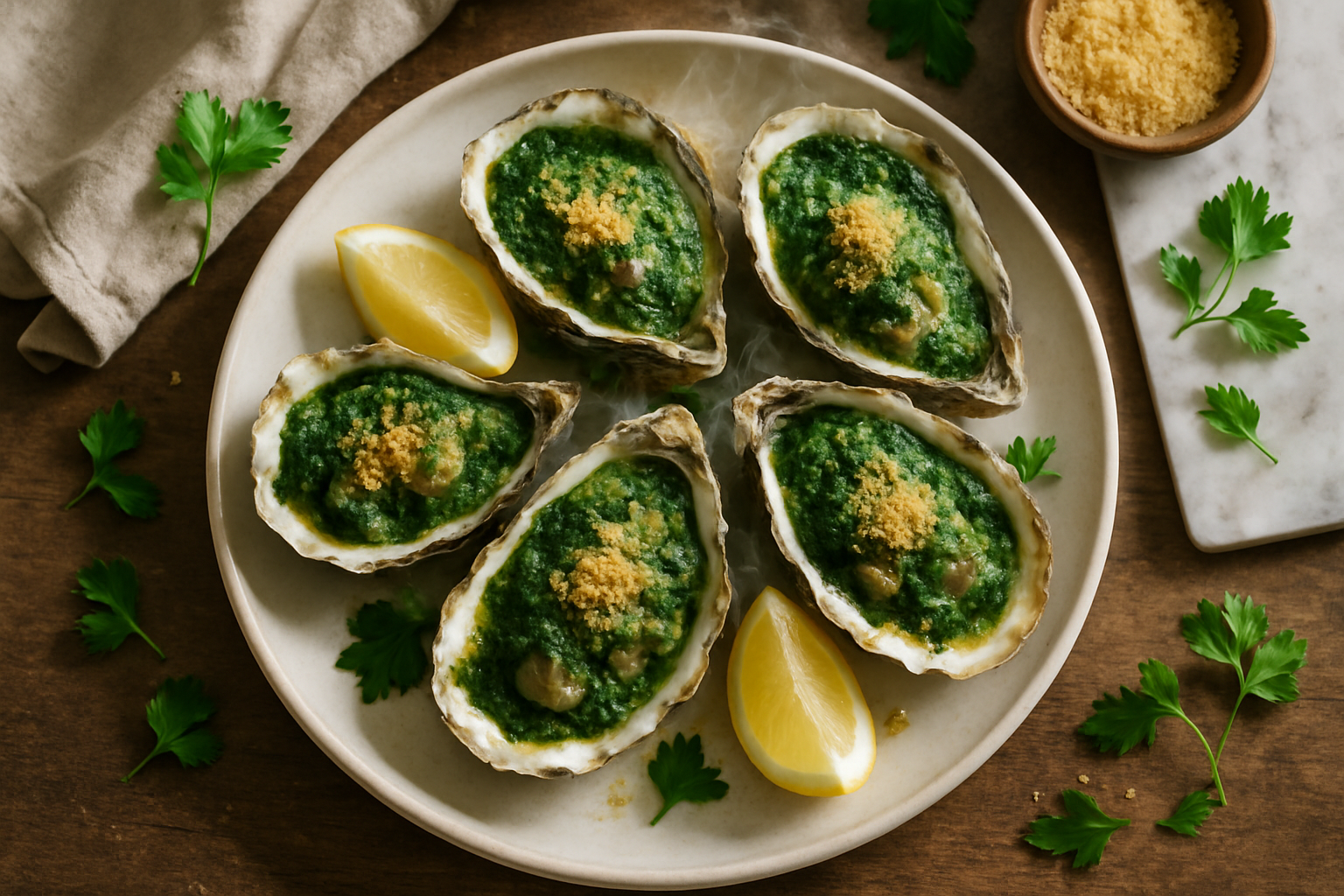 Oysters Rockefeller