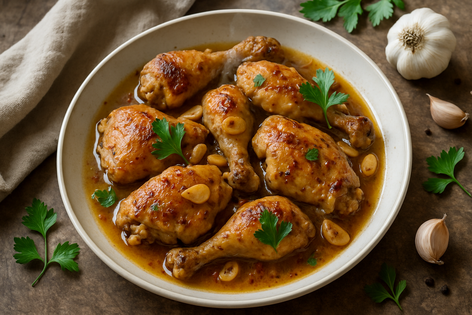 Pollo Al Ajillo