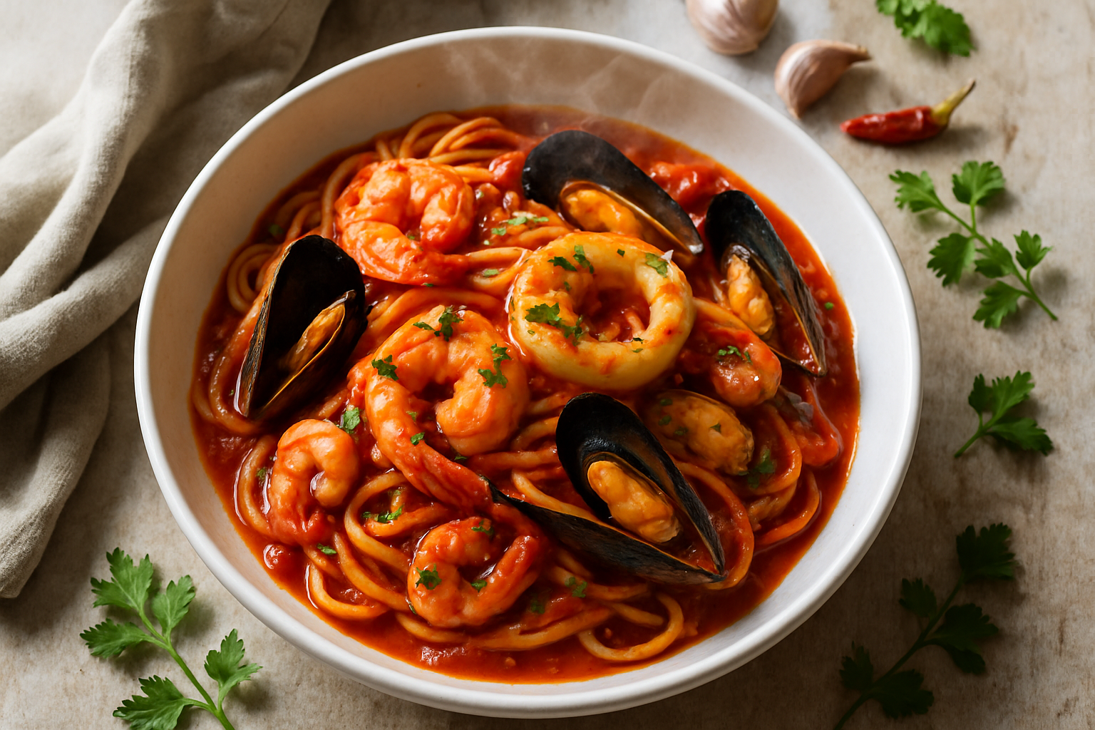 Seafood Fra Diavolo