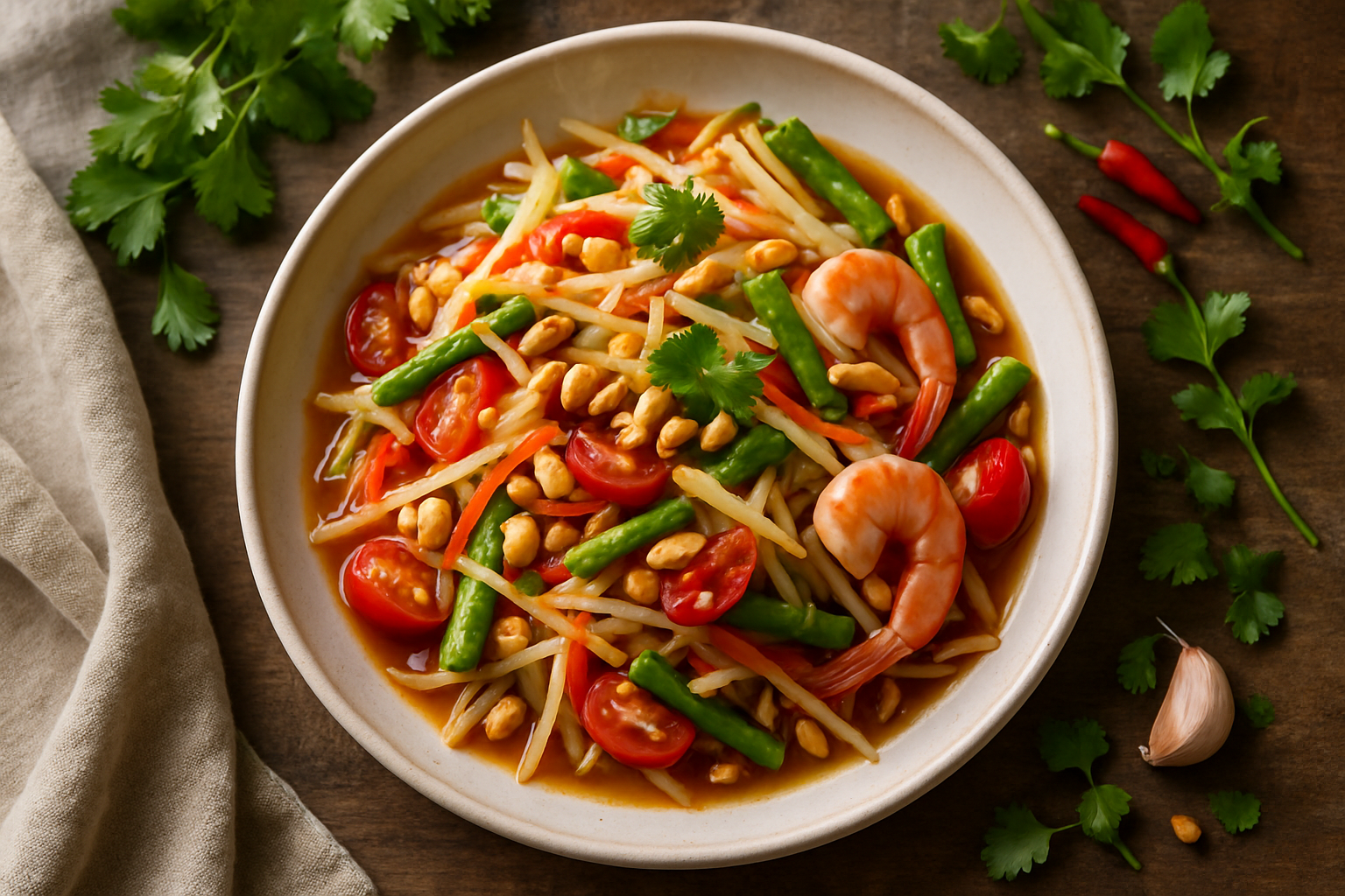 Som Tam Thai Green Papaya Salad