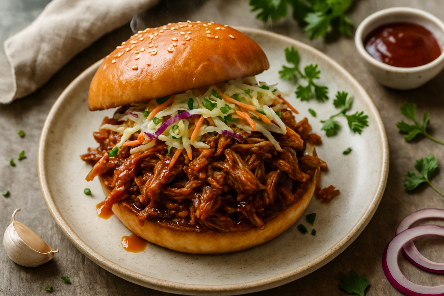 Southern Pulled Pork Sandwich