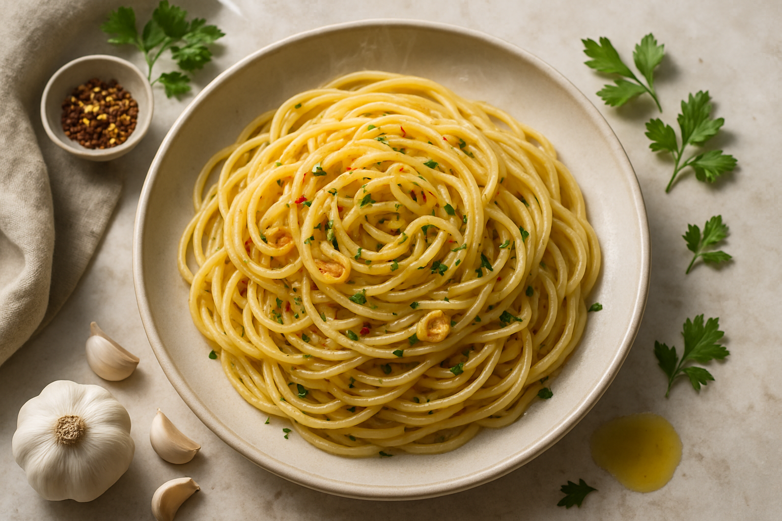 Spaghetti Aglio E Olio