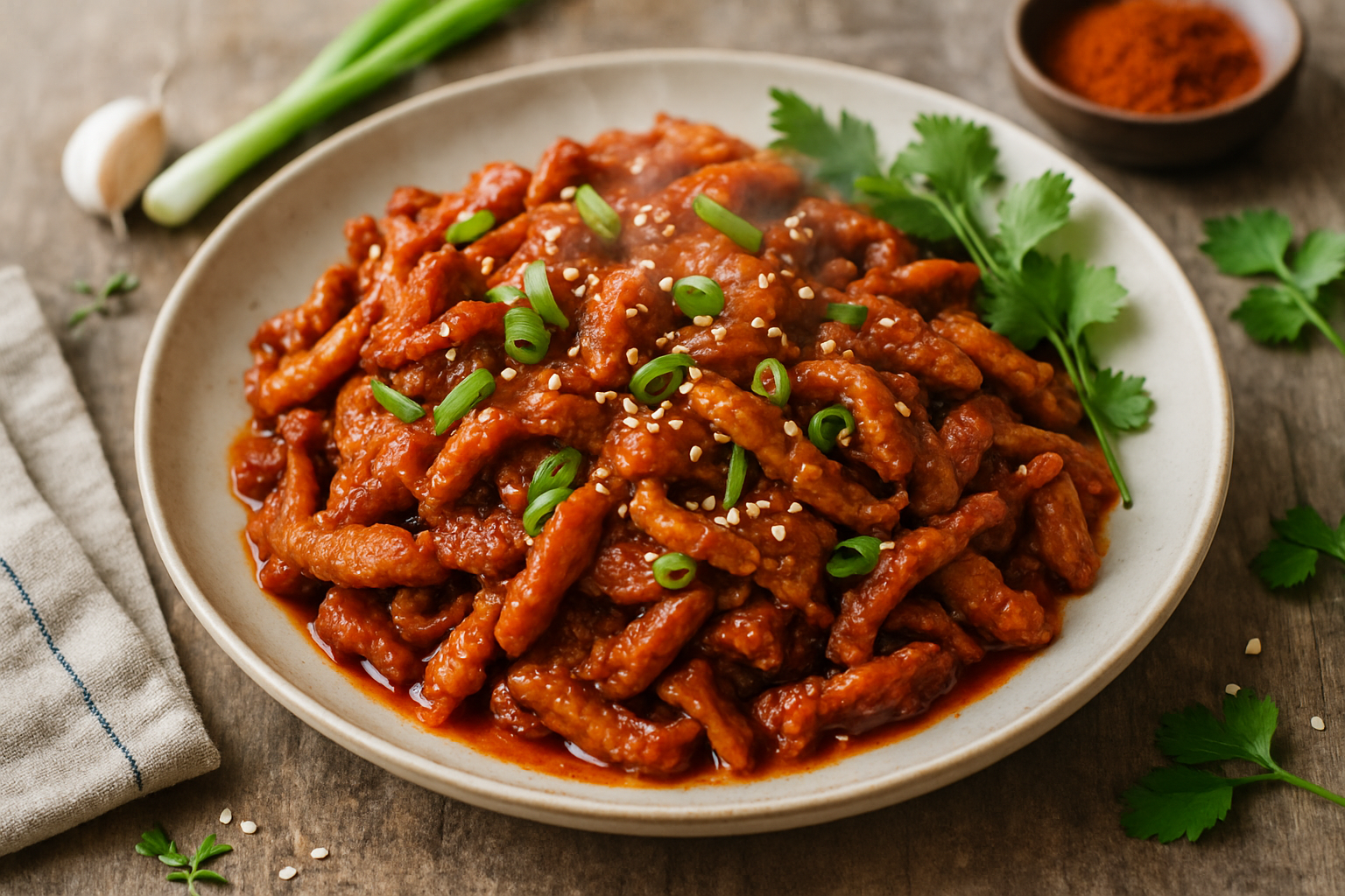 Spicy Korean Pork Bulgogi