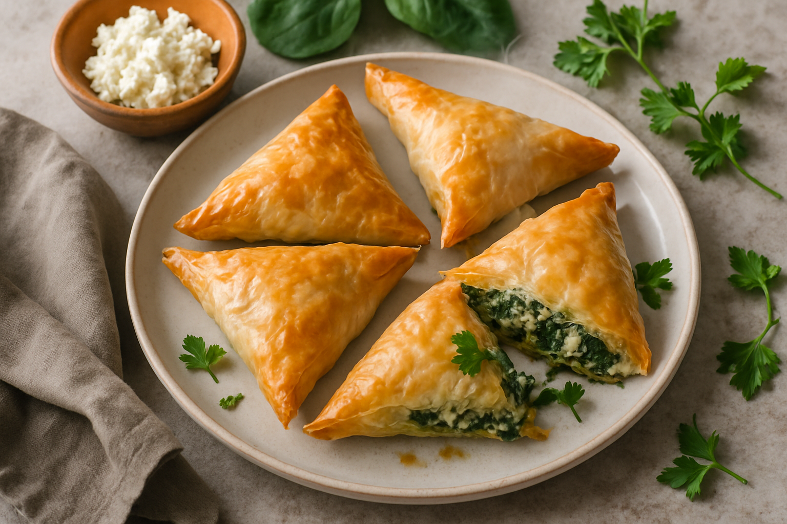 Spinach And Feta Spanakopita
