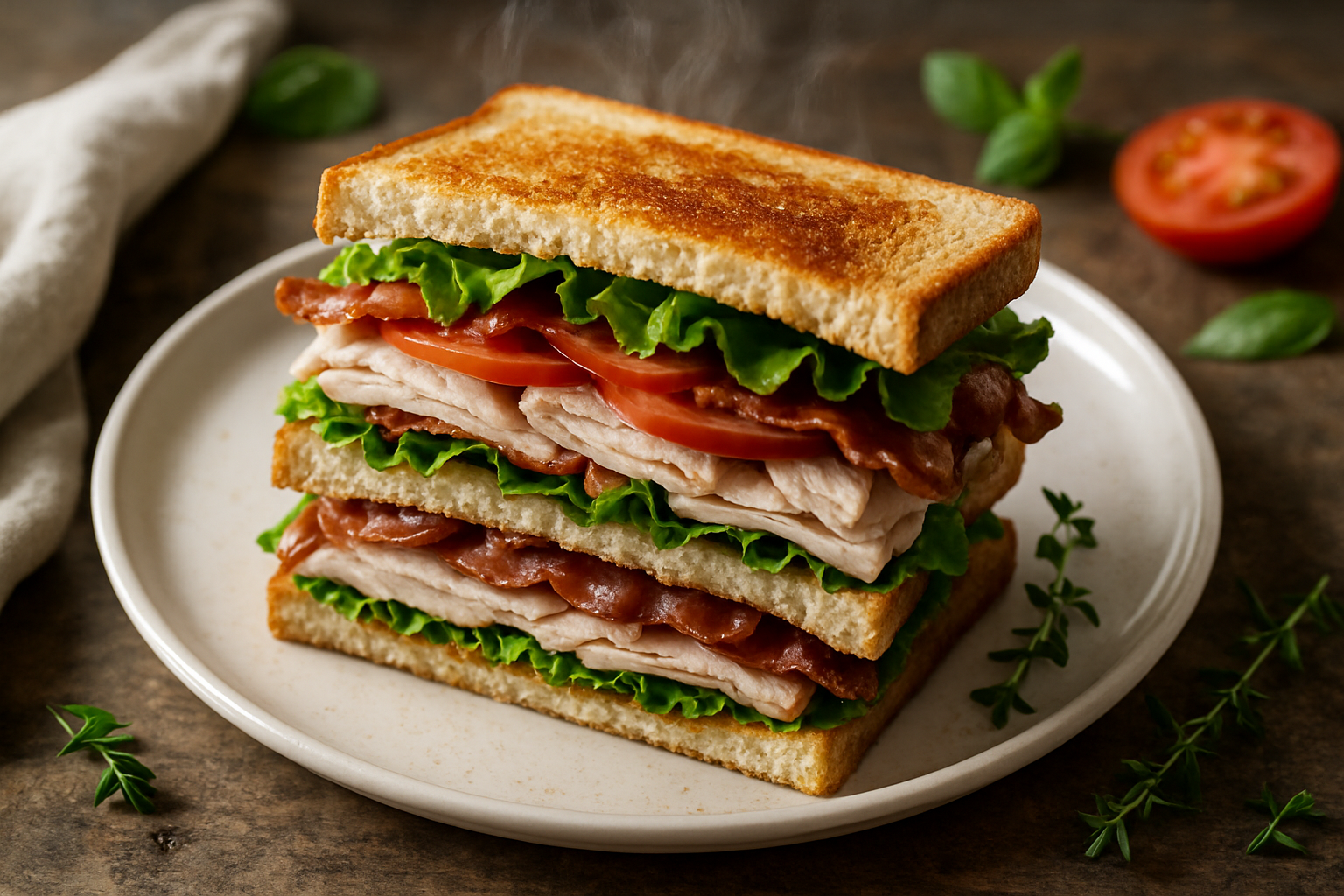 Turkey Club Sandwich