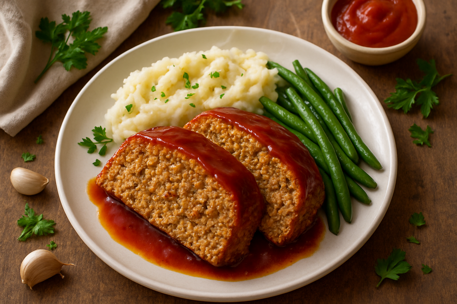 Turkey Meatloaf With Glaze