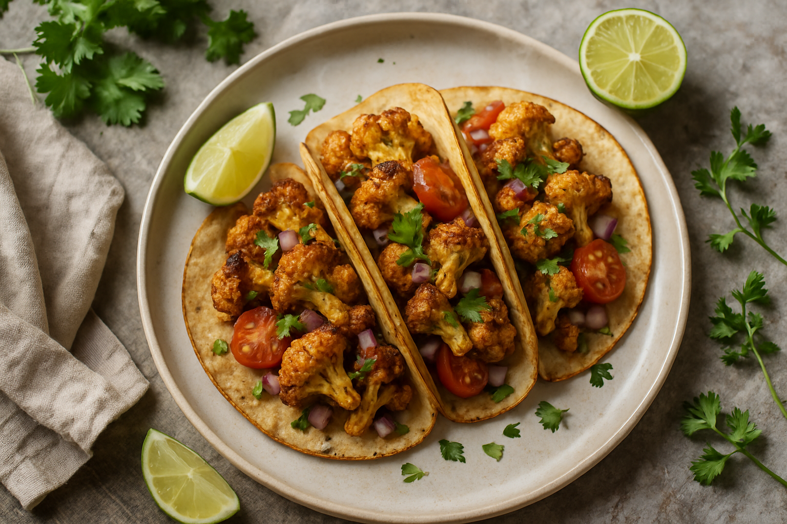 Vegan Tacos Cauliflower