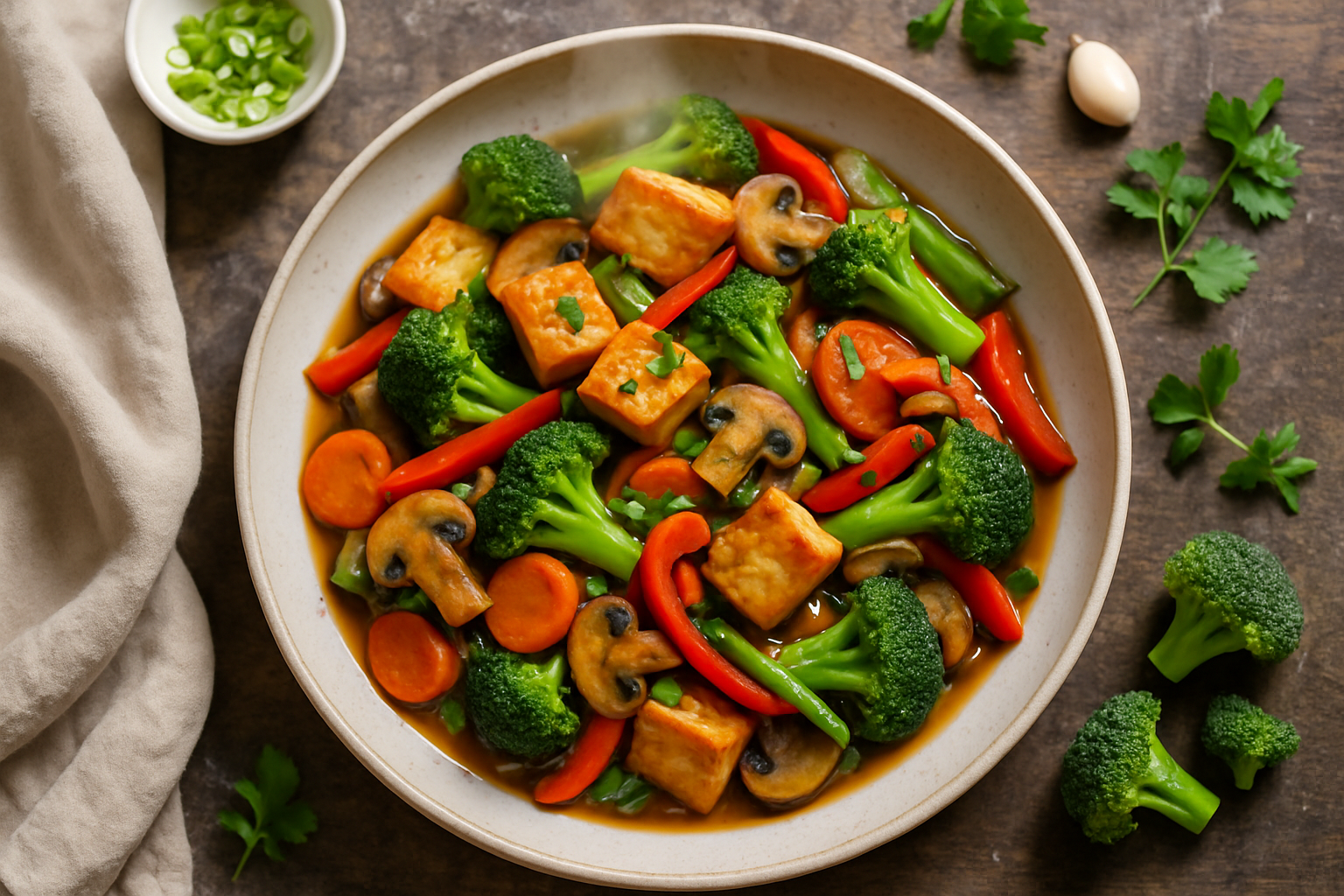 Vegetable Stir Fry With Tofu